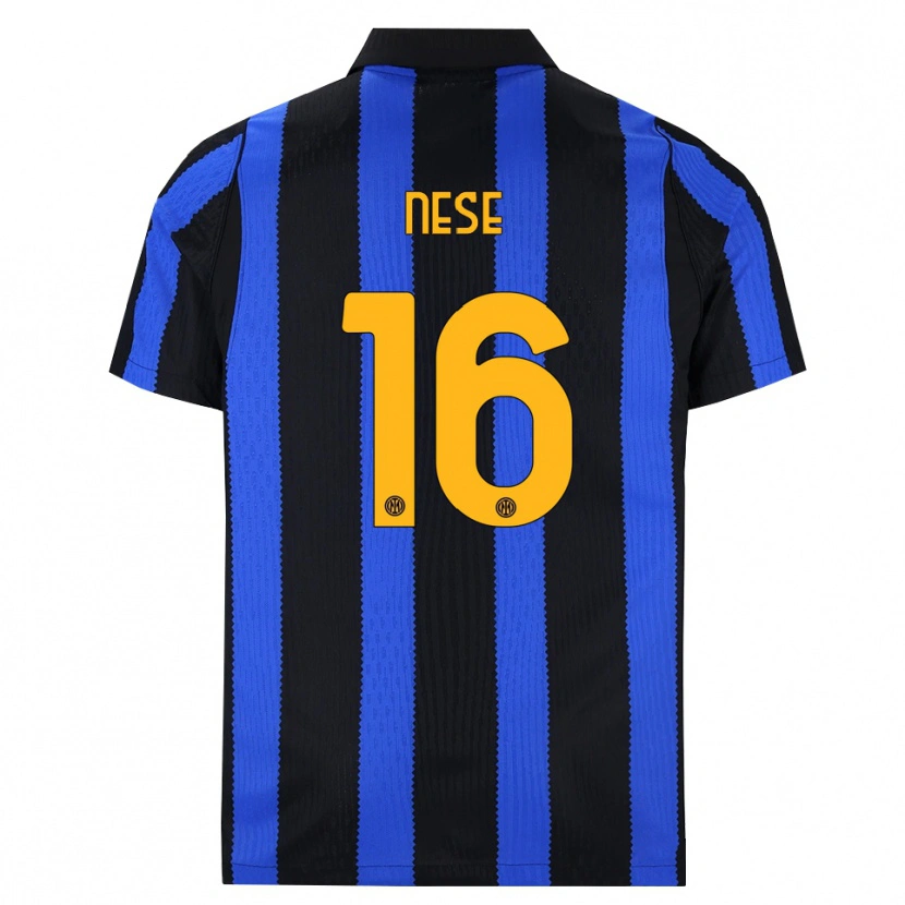 Danxen Dames Alessio Nese #16 Zwart Blauw Geel Thuisshirt Thuistenue 2026/27 T-Shirt