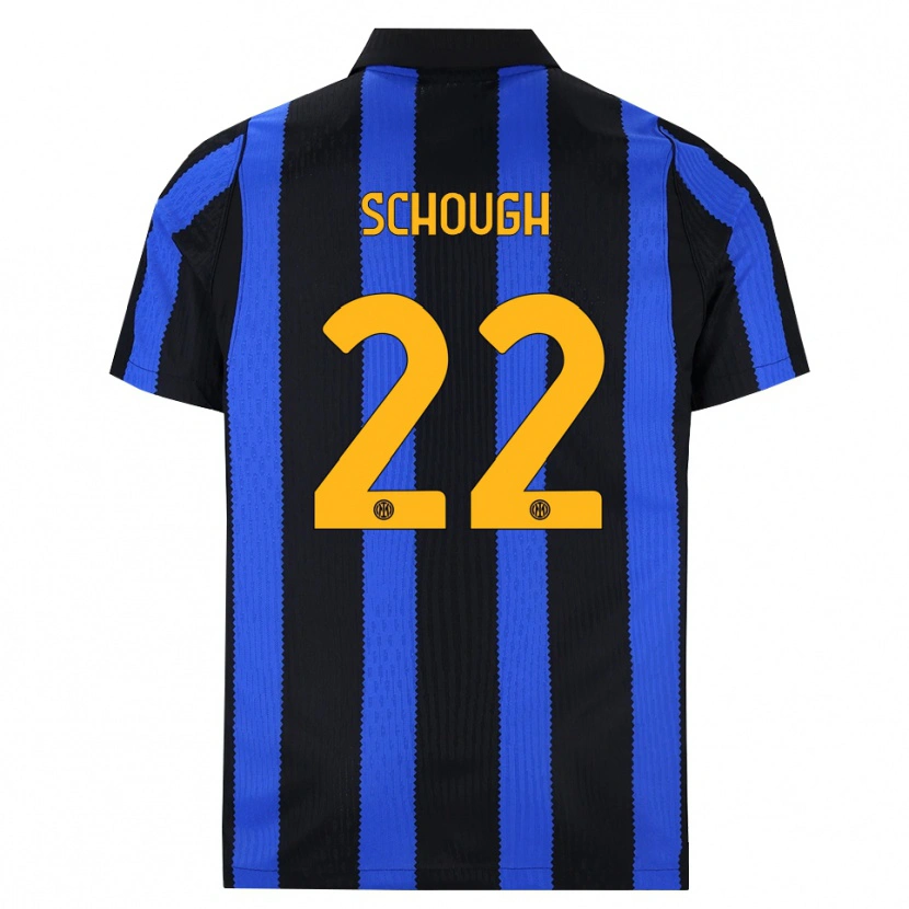 Danxen Dames Olivia Schough #22 Zwart Blauw Geel Thuisshirt Thuistenue 2026/27 T-Shirt