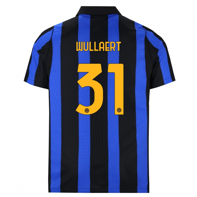 Danxen Dames Tessa Wullaert #31 Zwart Blauw Geel Thuisshirt Thuistenue 2026/27 T-Shirt