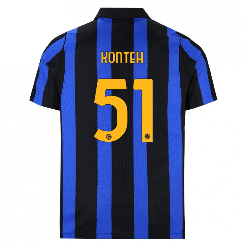 Danxen Dames Amadou Konteh #51 Zwart Blauw Geel Thuisshirt Thuistenue 2026/27 T-Shirt