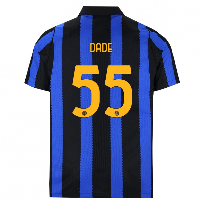 Danxen Dames Emmanuel Dade #55 Zwart Blauw Geel Thuisshirt Thuistenue 2026/27 T-Shirt