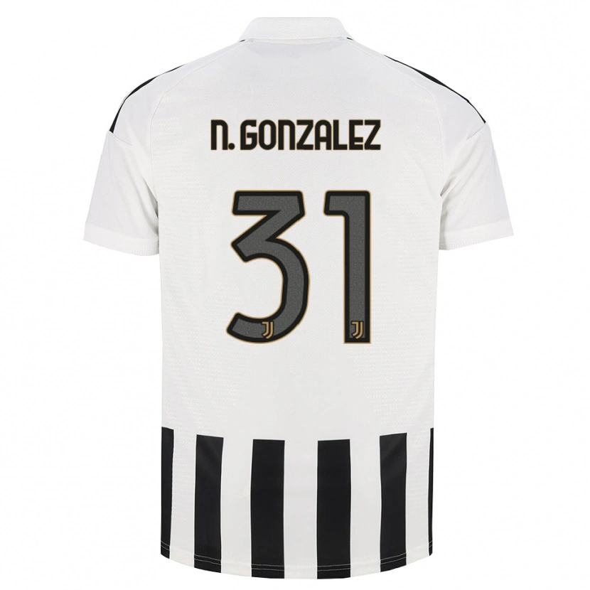 Danxen Dames Nico González #31 Zwart Wit Bruin Thuisshirt Thuistenue 2026/27 T-Shirt