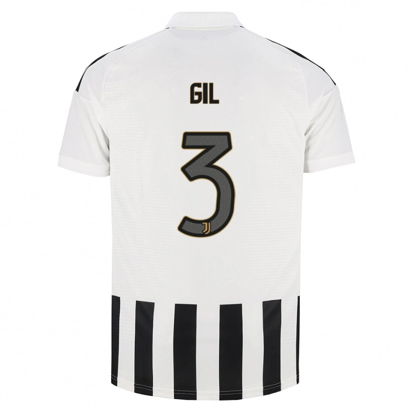 Danxen Dames Javier Gil #3 Zwart Wit Bruin Thuisshirt Thuistenue 2026/27 T-Shirt