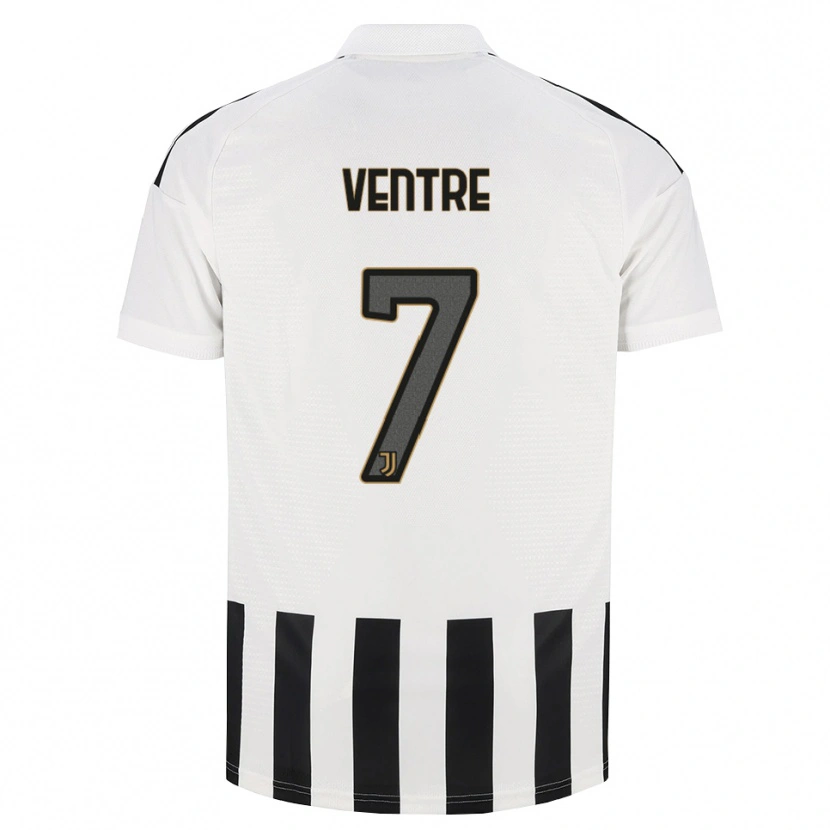 Danxen Dames Alessandro Ventre #7 Zwart Wit Bruin Thuisshirt Thuistenue 2026/27 T-Shirt