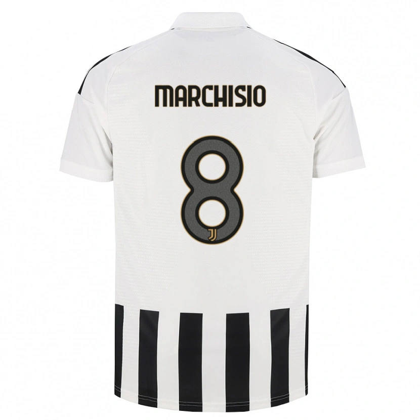 Danxen Dames Davide Marchisio #8 Zwart Wit Bruin Thuisshirt Thuistenue 2026/27 T-Shirt