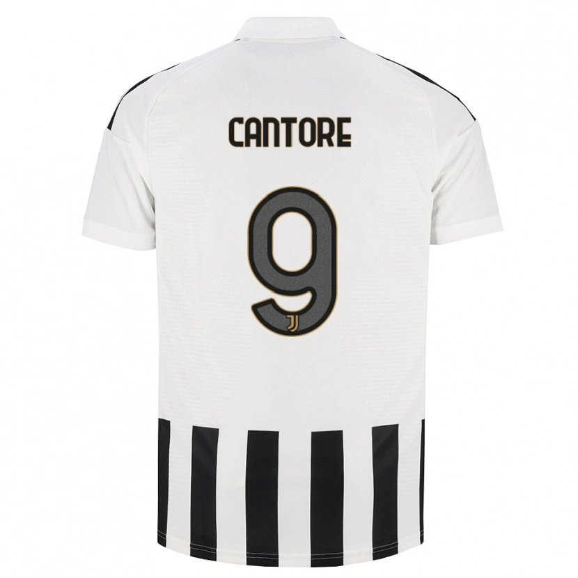 Danxen Dames Sofia Cantore #9 Zwart Wit Bruin Thuisshirt Thuistenue 2026/27 T-Shirt