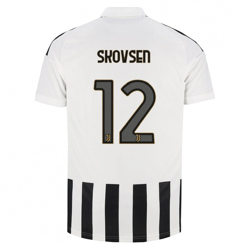 Danxen Dames Matilde Lundorf Skovsen #12 Zwart Wit Bruin Thuisshirt Thuistenue 2026/27 T-Shirt