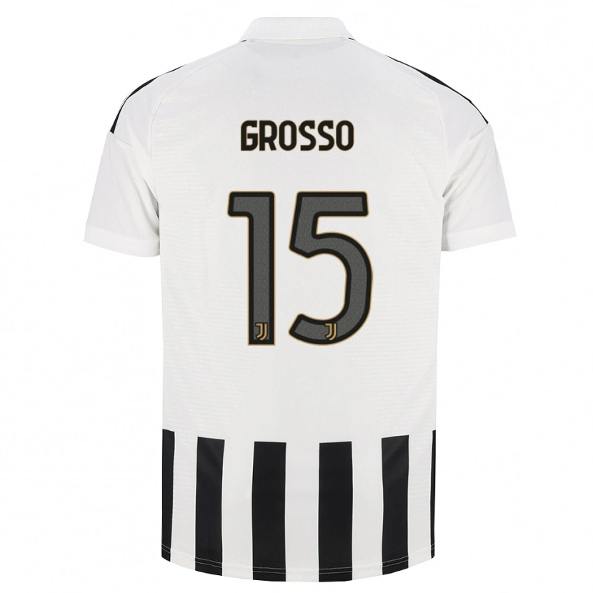 Danxen Dames Julia Grosso #15 Zwart Wit Bruin Thuisshirt Thuistenue 2026/27 T-Shirt