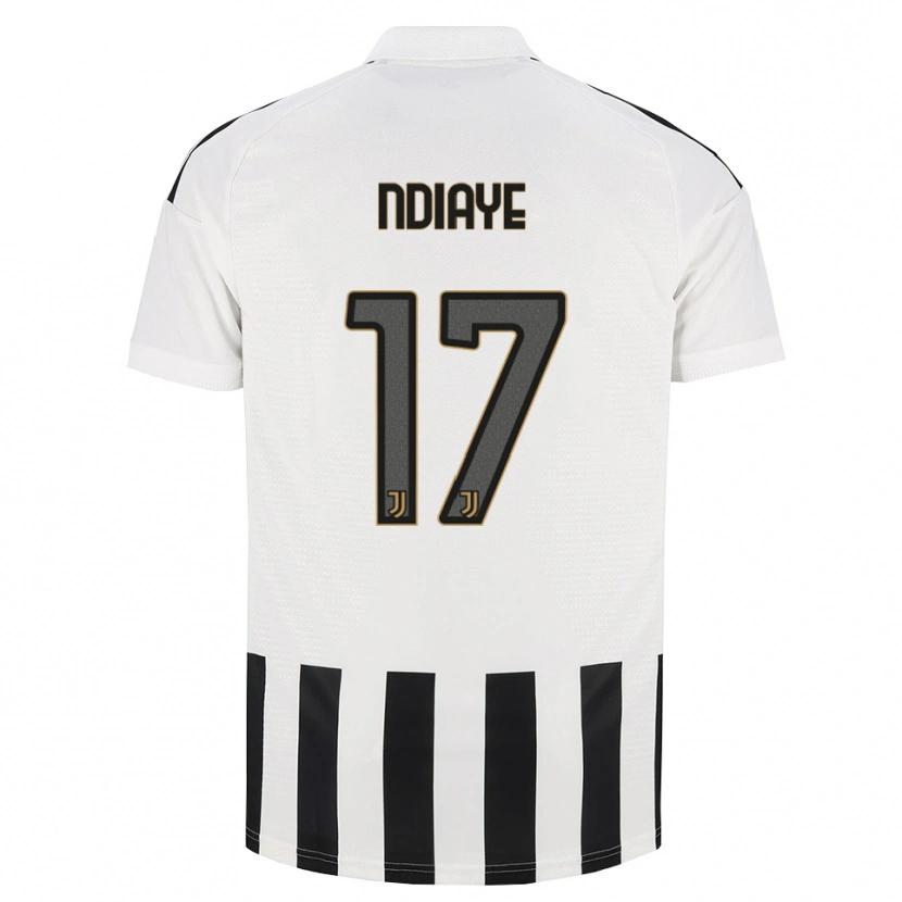 Danxen Dames Modou Ndiaye #17 Zwart Wit Bruin Thuisshirt Thuistenue 2026/27 T-Shirt