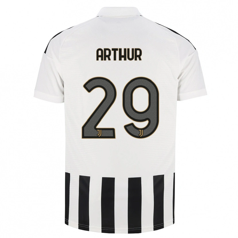 Danxen Dames Arthur Melo #29 Zwart Wit Bruin Thuisshirt Thuistenue 2026/27 T-Shirt