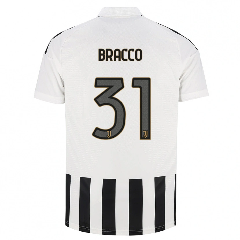 Danxen Dames Luca Bracco #31 Zwart Wit Bruin Thuisshirt Thuistenue 2026/27 T-Shirt