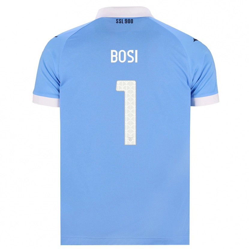Danxen Dames Gioele Bosi #1 Hemelsblauw Zwart Wit Thuisshirt Thuistenue 2026/27 T-Shirt