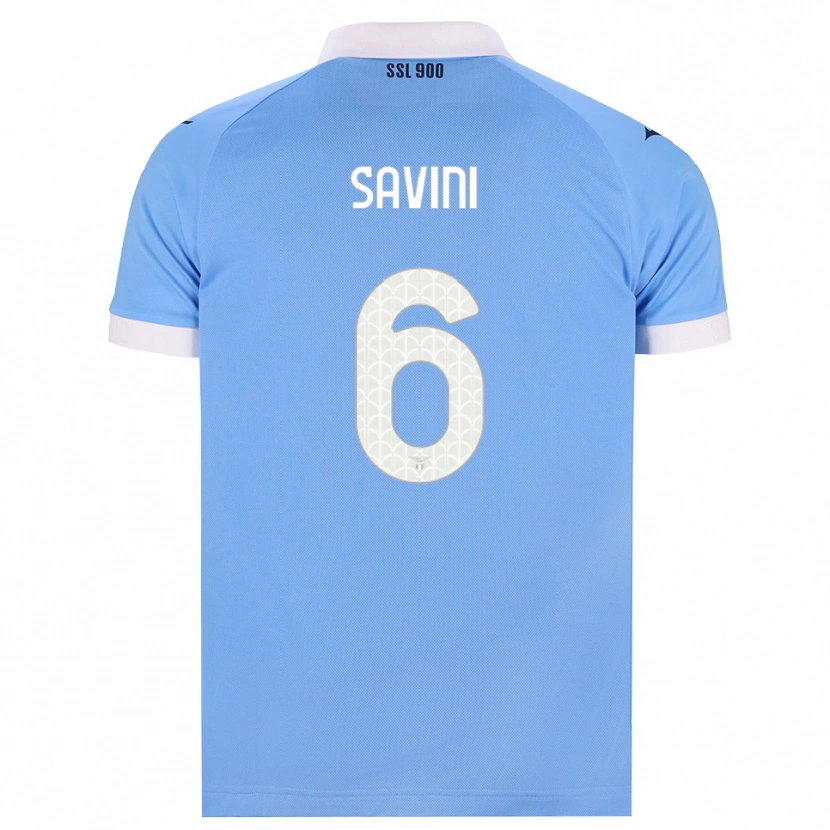 Danxen Dames Federica Savini #6 Hemelsblauw Zwart Wit Thuisshirt Thuistenue 2026/27 T-Shirt