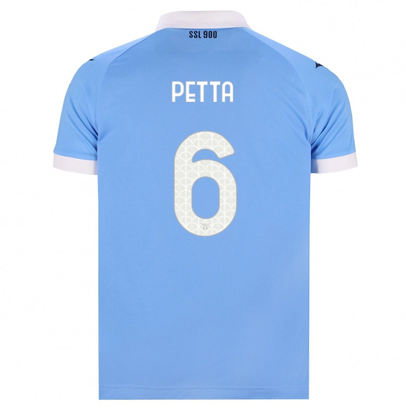 Danxen Dames Andrea Petta #6 Hemelsblauw Zwart Wit Thuisshirt Thuistenue 2026/27 T-Shirt