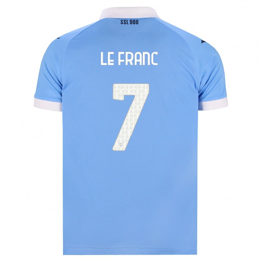 Danxen Dames Chloé Le Franc #7 Hemelsblauw Zwart Wit Thuisshirt Thuistenue 2026/27 T-Shirt