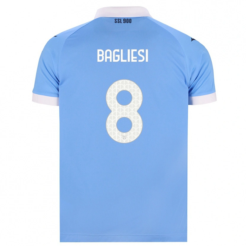 Danxen Dames Thomas Bagliesi #8 Hemelsblauw Zwart Wit Thuisshirt Thuistenue 2026/27 T-Shirt
