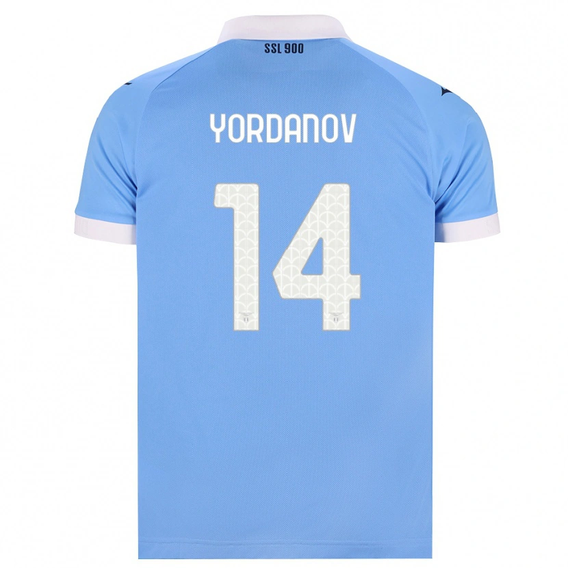 Danxen Dames Damyan Yordanov #14 Hemelsblauw Zwart Wit Thuisshirt Thuistenue 2026/27 T-Shirt