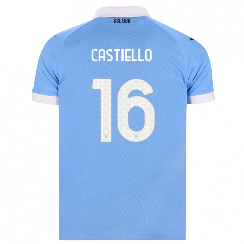 Danxen Dames Antonietta Castiello #16 Hemelsblauw Zwart Wit Thuisshirt Thuistenue 2026/27 T-Shirt