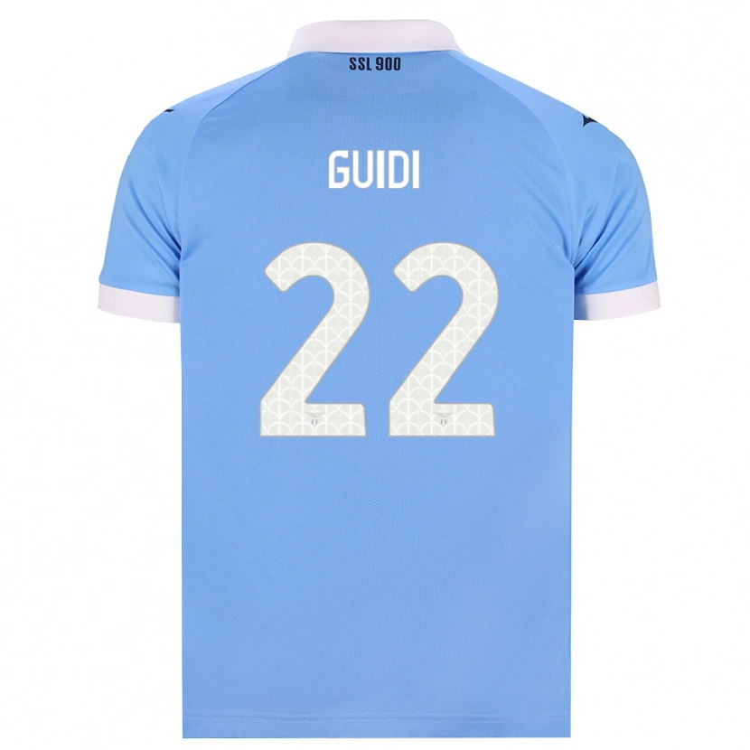 Danxen Dames Emma Guidi #22 Hemelsblauw Zwart Wit Thuisshirt Thuistenue 2026/27 T-Shirt