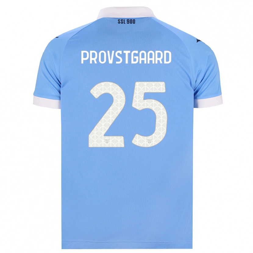 Danxen Dames Oliver Provstgaard #25 Hemelsblauw Zwart Wit Thuisshirt Thuistenue 2026/27 T-Shirt