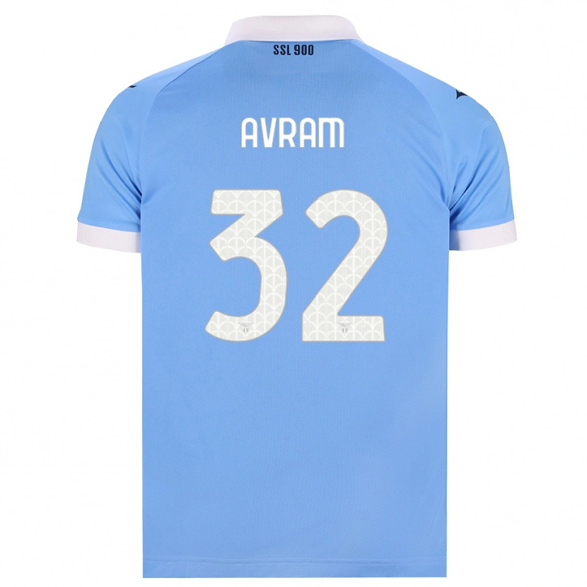 Danxen Dames Raul Avram #32 Hemelsblauw Zwart Wit Thuisshirt Thuistenue 2026/27 T-Shirt