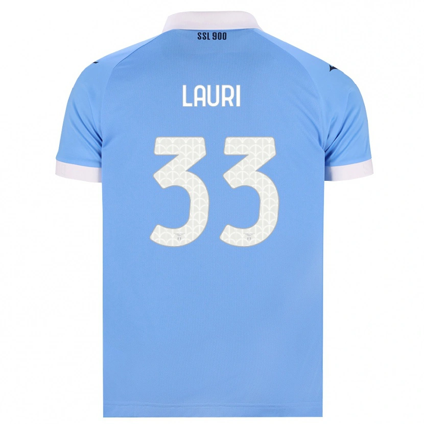Danxen Dames Giacomo Lauri #33 Hemelsblauw Zwart Wit Thuisshirt Thuistenue 2026/27 T-Shirt