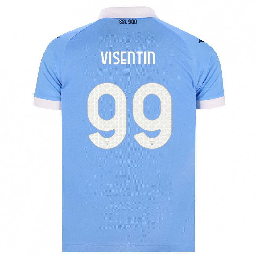 Danxen Dames Noemi Visentin #99 Hemelsblauw Zwart Wit Thuisshirt Thuistenue 2026/27 T-Shirt
