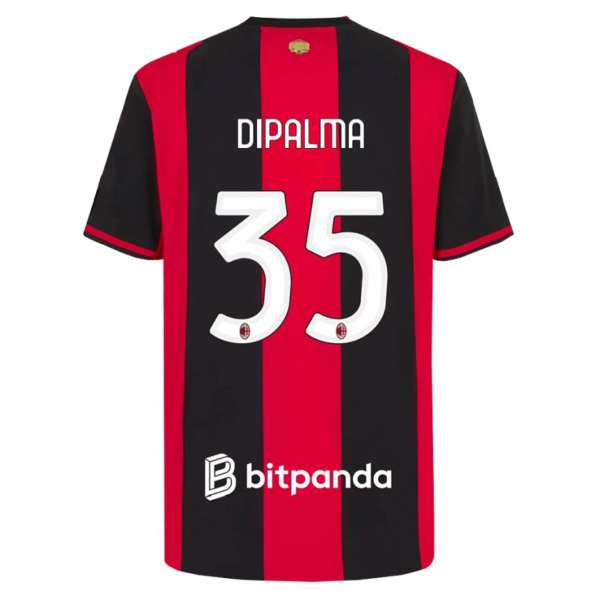 Danxen Dames Matteo Dipalma #35 Rood Zwart Wit Thuisshirt Thuistenue 2026/27 T-Shirt
