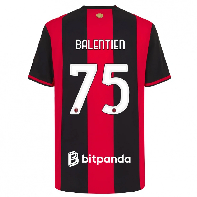 Danxen Dames Cheveyo Balentien #75 Rood Zwart Wit Thuisshirt Thuistenue 2026/27 T-Shirt