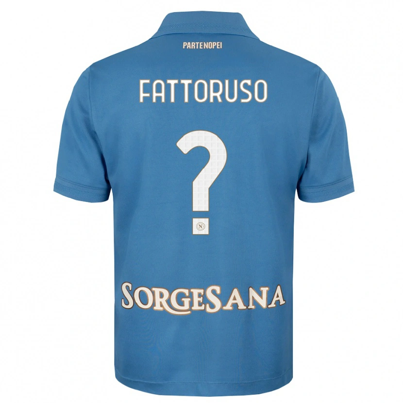 Danxen Dames Francesco Fattoruso #0 Haze Blauw Wit Thuisshirt Thuistenue 2026/27 T-Shirt