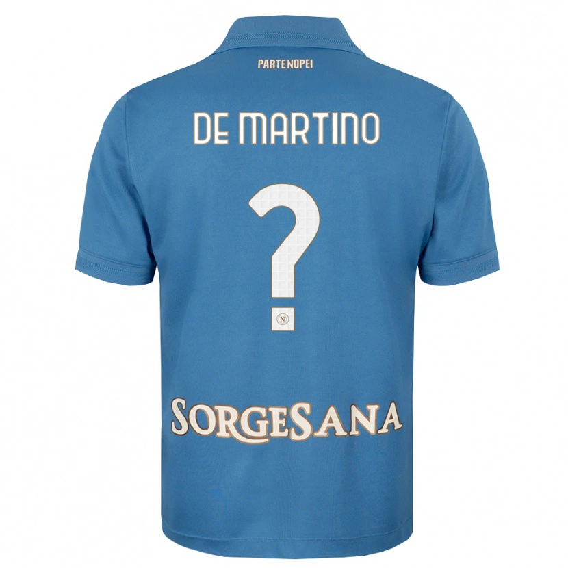 Danxen Dames Enrico Pio De Martino #0 Haze Blauw Wit Thuisshirt Thuistenue 2026/27 T-Shirt