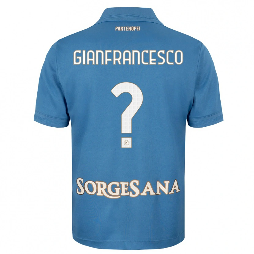 Danxen Dames Sergio Gianfrancesco #0 Haze Blauw Wit Thuisshirt Thuistenue 2026/27 T-Shirt