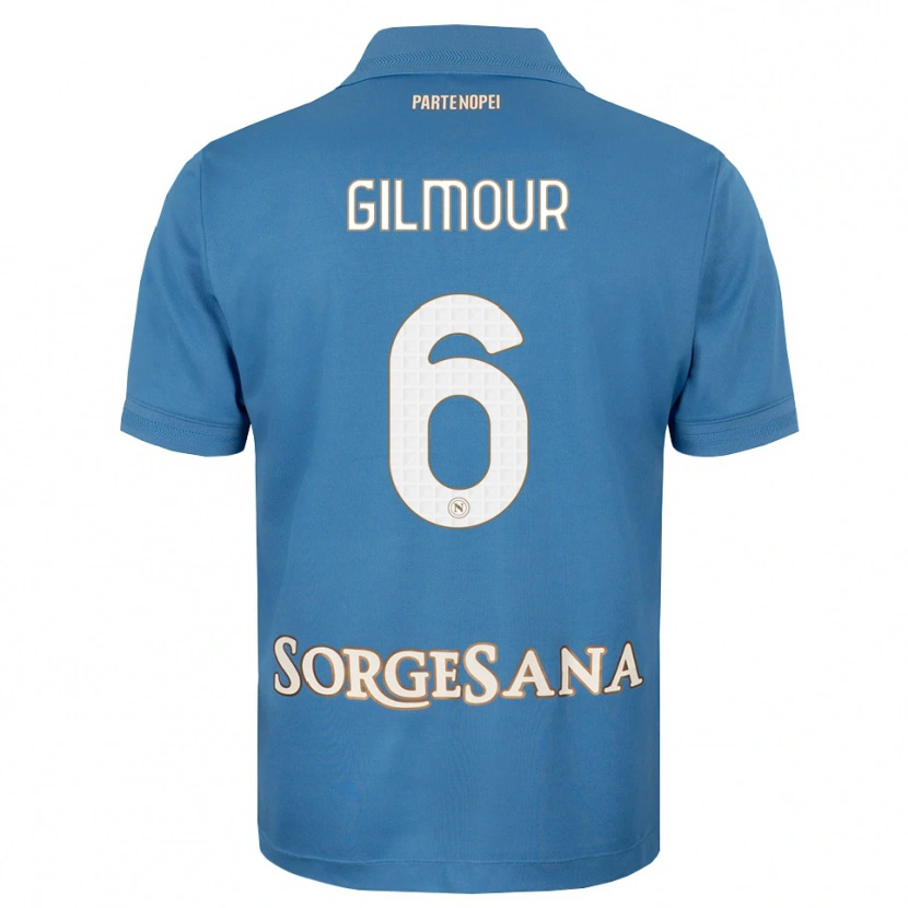 Danxen Dames Billy Gilmour #6 Haze Blauw Wit Thuisshirt Thuistenue 2026/27 T-Shirt