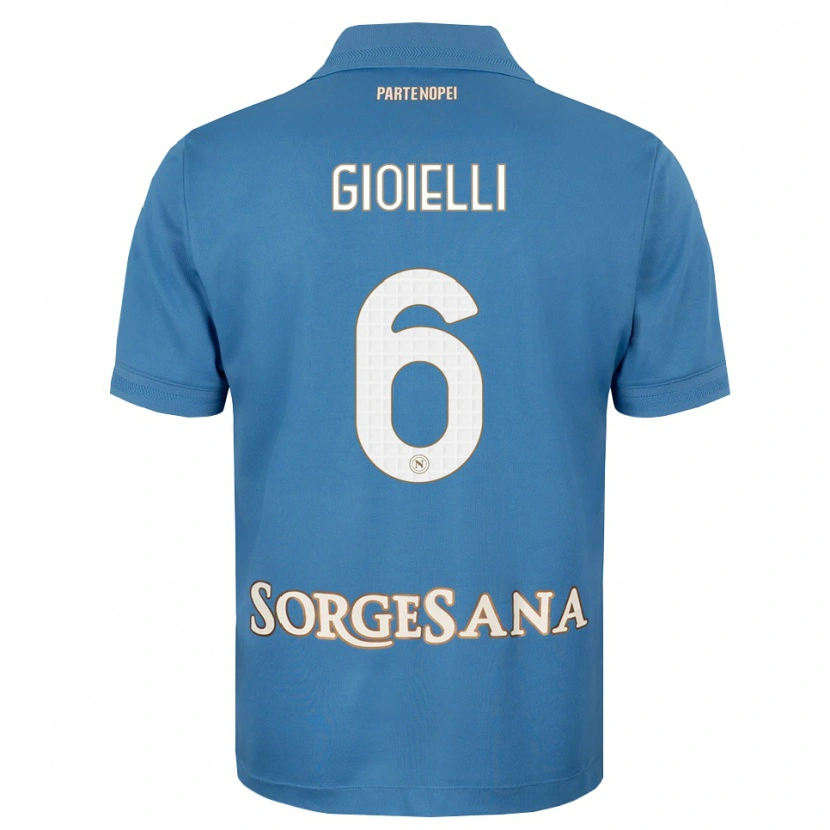 Danxen Dames Francesco Pio Gioielli #6 Haze Blauw Wit Thuisshirt Thuistenue 2026/27 T-Shirt