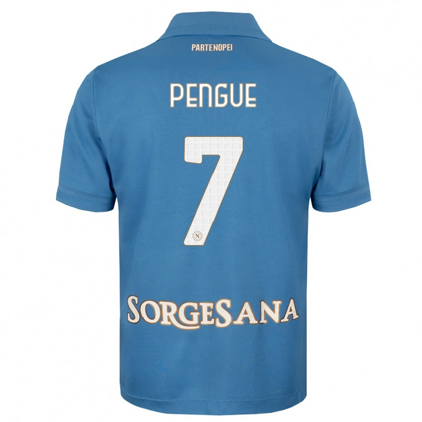 Danxen Dames Salvatore Pengue #7 Haze Blauw Wit Thuisshirt Thuistenue 2026/27 T-Shirt