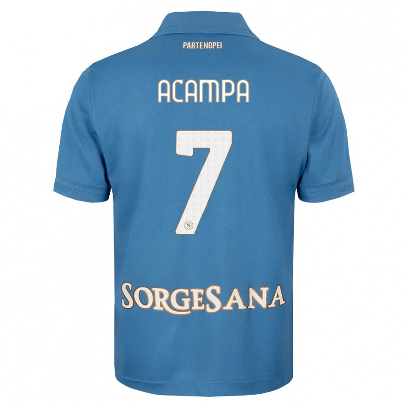 Danxen Dames Davide Acampa #7 Haze Blauw Wit Thuisshirt Thuistenue 2026/27 T-Shirt