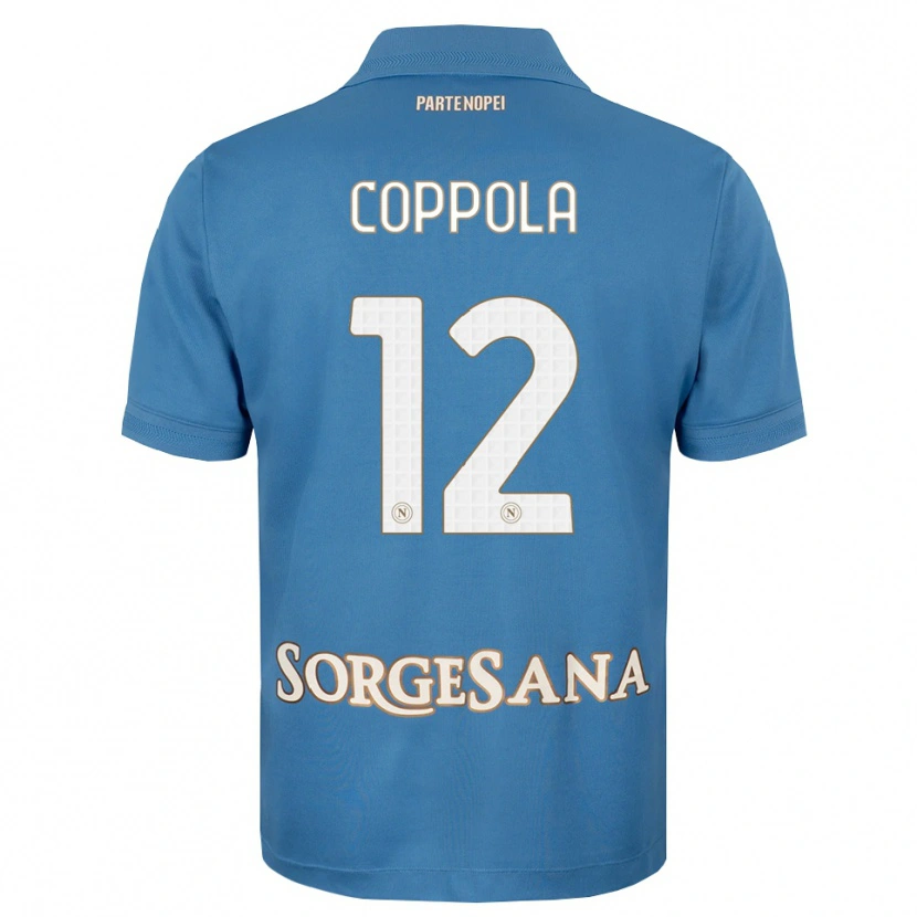 Danxen Dames Bernard Coppola #12 Haze Blauw Wit Thuisshirt Thuistenue 2026/27 T-Shirt