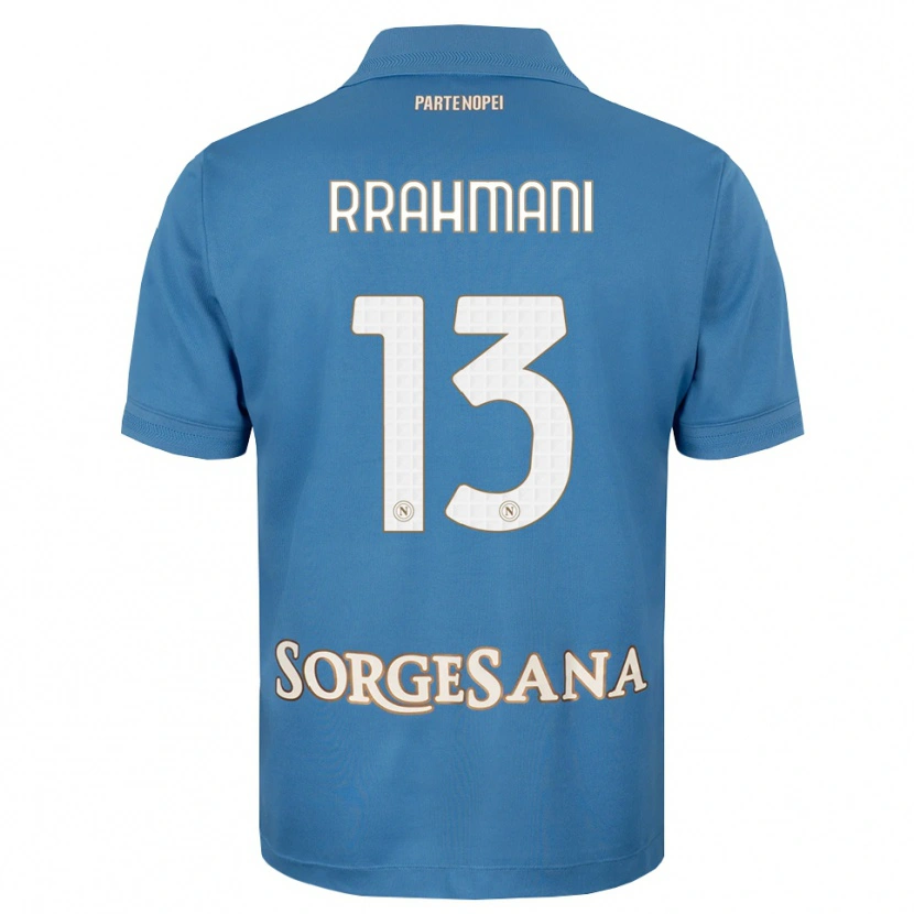Danxen Dames Amir Rrahmani #13 Haze Blauw Wit Thuisshirt Thuistenue 2026/27 T-Shirt