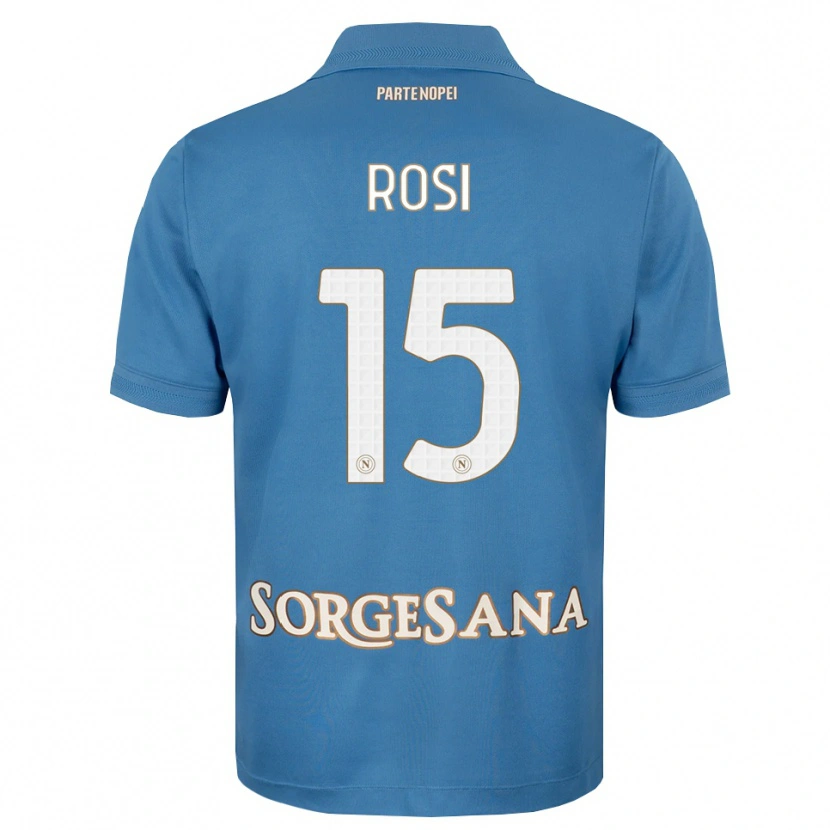 Danxen Dames Pasquale Rosi #15 Haze Blauw Wit Thuisshirt Thuistenue 2026/27 T-Shirt
