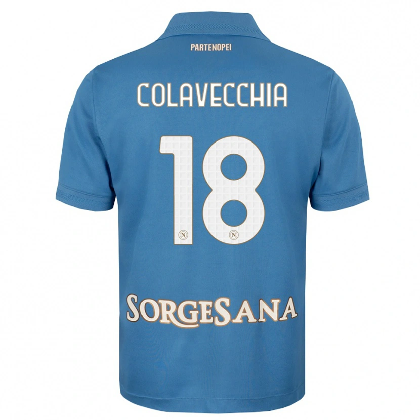 Danxen Dames Pasquale Colavecchia #18 Haze Blauw Wit Thuisshirt Thuistenue 2026/27 T-Shirt