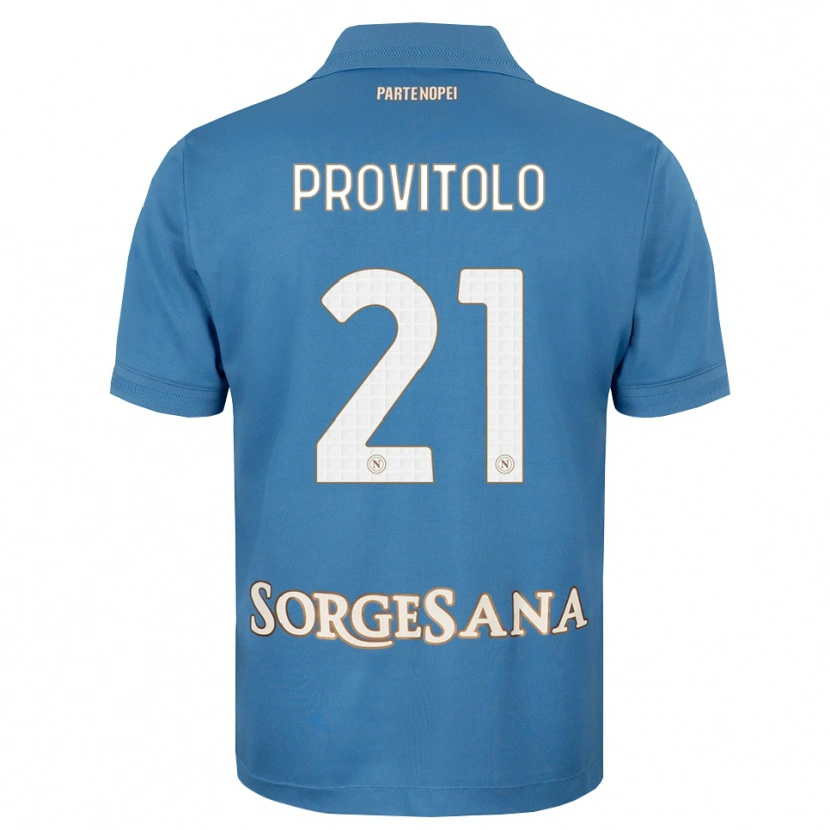 Danxen Dames Vincenzo Provitolo #21 Haze Blauw Wit Thuisshirt Thuistenue 2026/27 T-Shirt