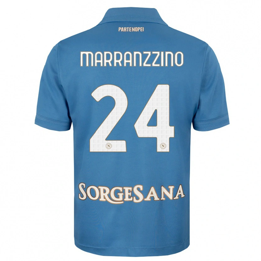 Danxen Dames Pasquale Marranzzino #24 Haze Blauw Wit Thuisshirt Thuistenue 2026/27 T-Shirt