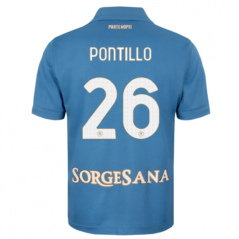 Danxen Dames Pasquale Pontillo #26 Haze Blauw Wit Thuisshirt Thuistenue 2026/27 T-Shirt