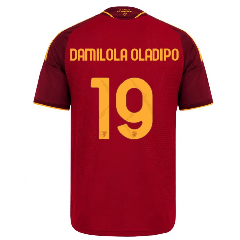 Danxen Dames Shukurat Damilola Oladipo #19 Rood Gouden Geel Thuisshirt Thuistenue 2026/27 T-Shirt
