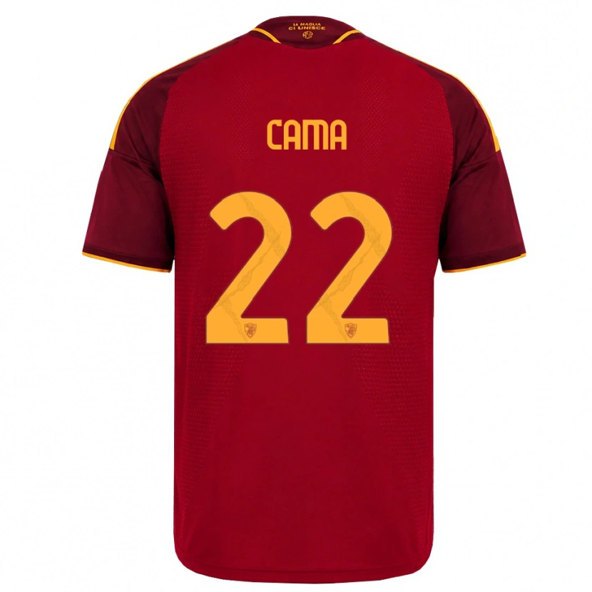 Danxen Dames Cristian Cama #22 Rood Gouden Geel Thuisshirt Thuistenue 2026/27 T-Shirt