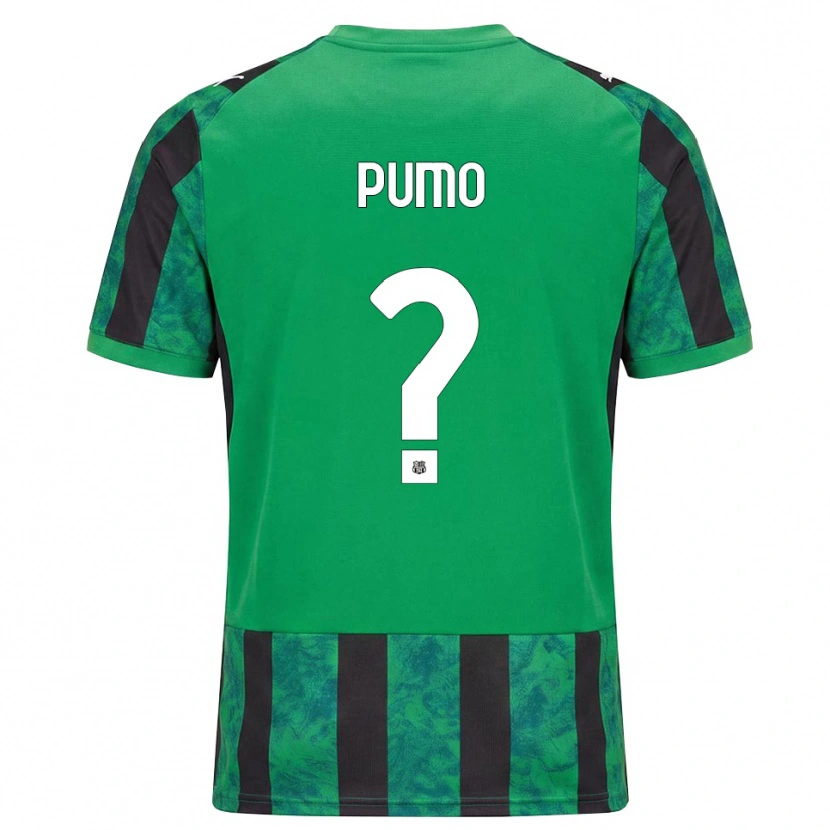 Danxen Dames Samuele Pumo #0 Groen Zwart Wit Thuisshirt Thuistenue 2026/27 T-Shirt