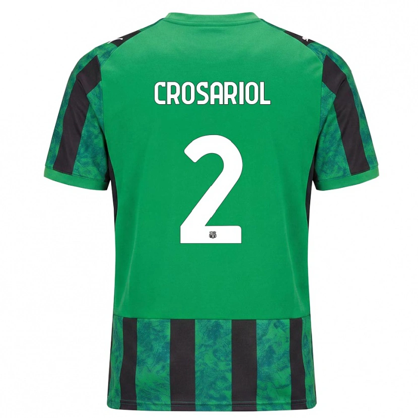 Danxen Dames Daniel Crosariol #2 Groen Zwart Wit Thuisshirt Thuistenue 2026/27 T-Shirt