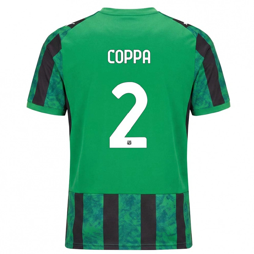 Danxen Dames Samuele Coppa #2 Groen Zwart Wit Thuisshirt Thuistenue 2026/27 T-Shirt