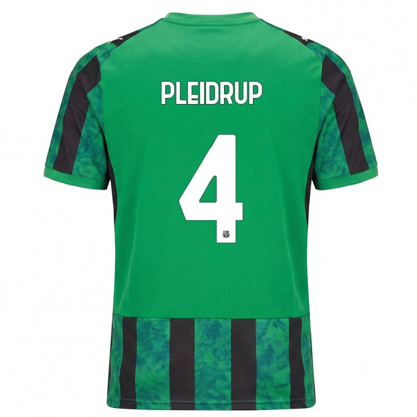Danxen Dames Caroline Pleidrup #4 Groen Zwart Wit Thuisshirt Thuistenue 2026/27 T-Shirt