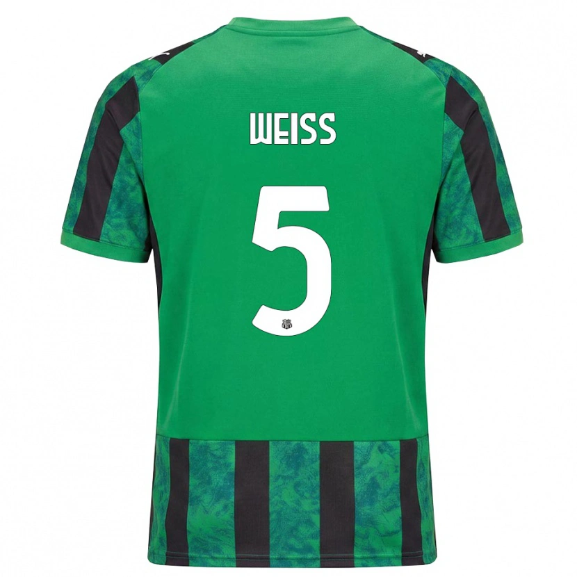 Danxen Dames David Weiss #5 Groen Zwart Wit Thuisshirt Thuistenue 2026/27 T-Shirt